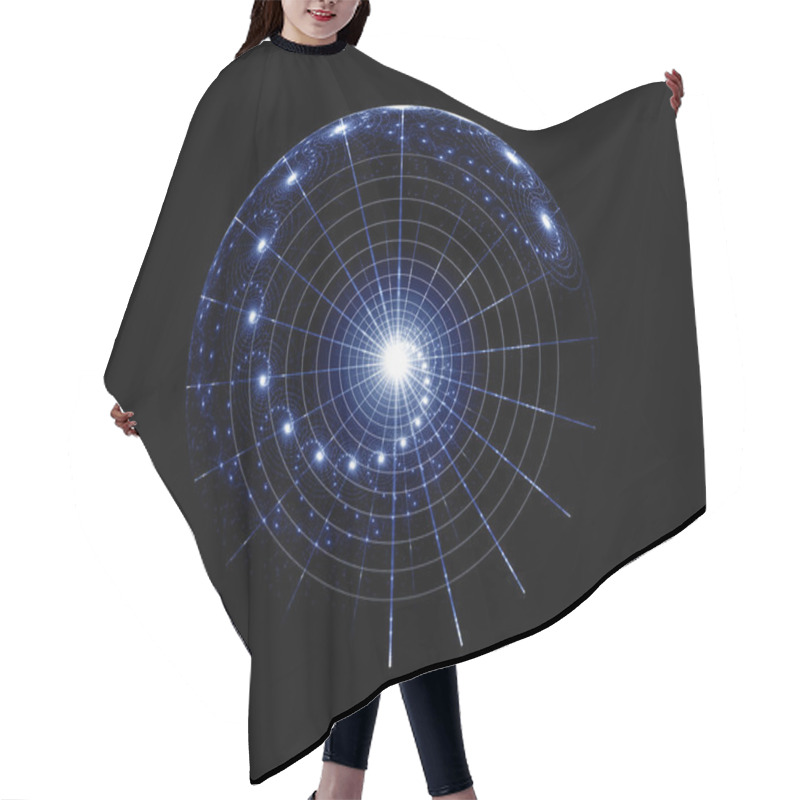 Personality  Spiral Universe Hair Cutting Cape