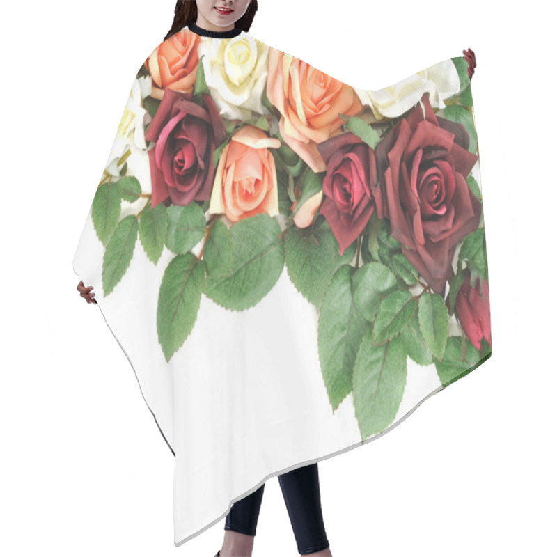 Personality  Rose Border Hair Cutting Cape