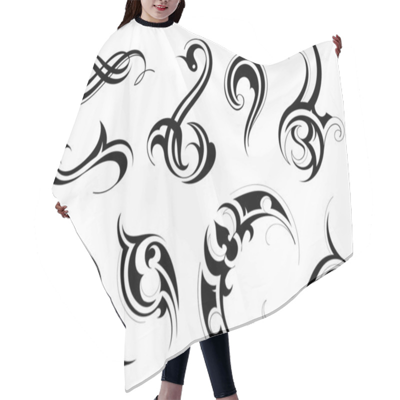 Personality  Decorative Shapes Hair Cutting Cape