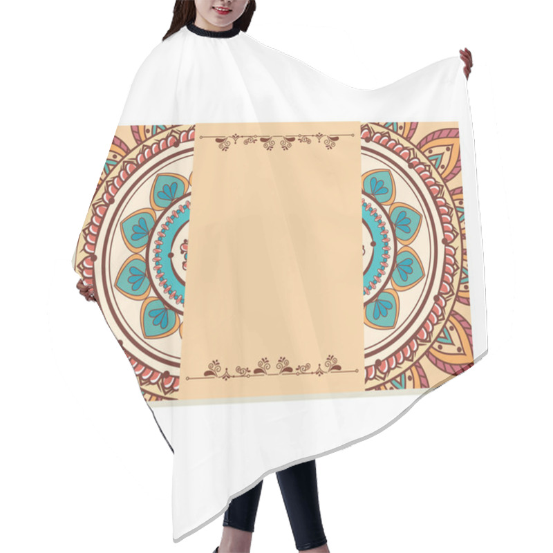 Personality  Mandala Art Decorative Icon Hair Cutting Cape