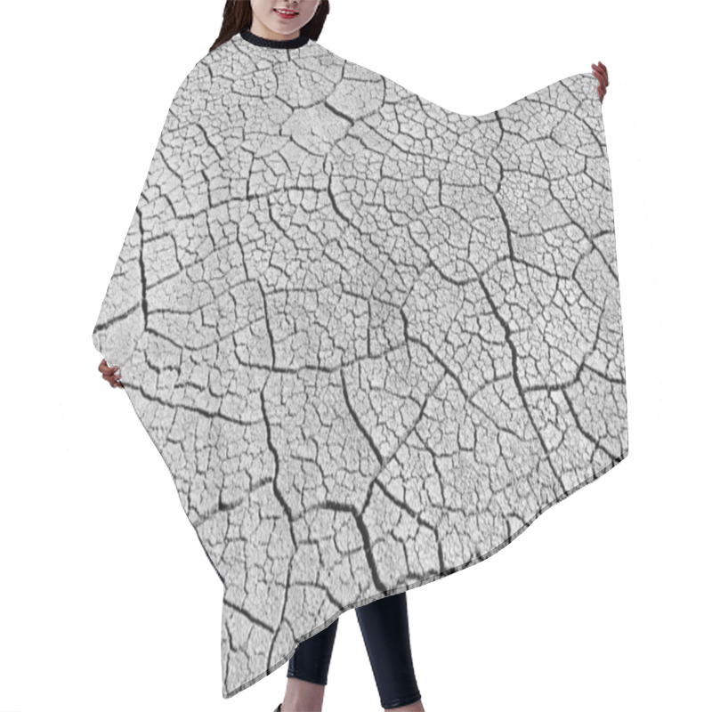 Personality  Dry Cracked Ground Hair Cutting Cape