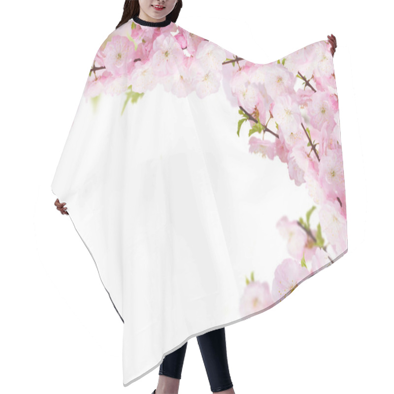 Personality  Blossoming White  Tree Flowers Hair Cutting Cape