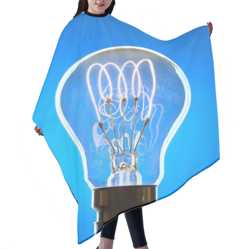 Personality  Bright Light Bulb  Hair Cutting Cape