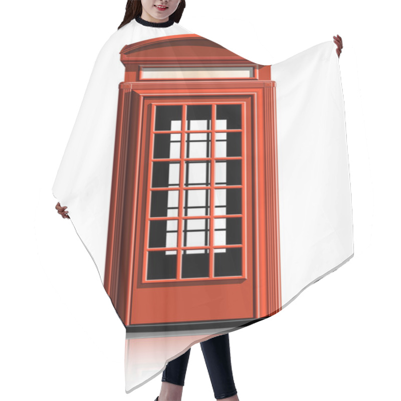 Personality  Phone Booth Hair Cutting Cape