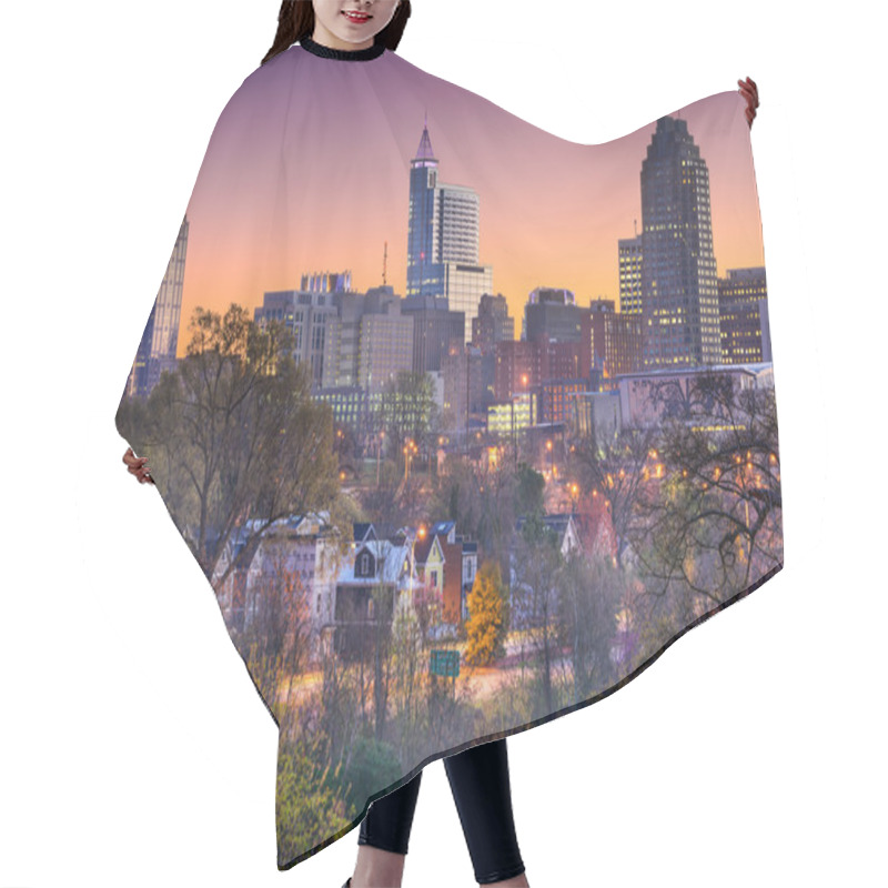 Personality  Raleigh North Carolina Skyline Hair Cutting Cape