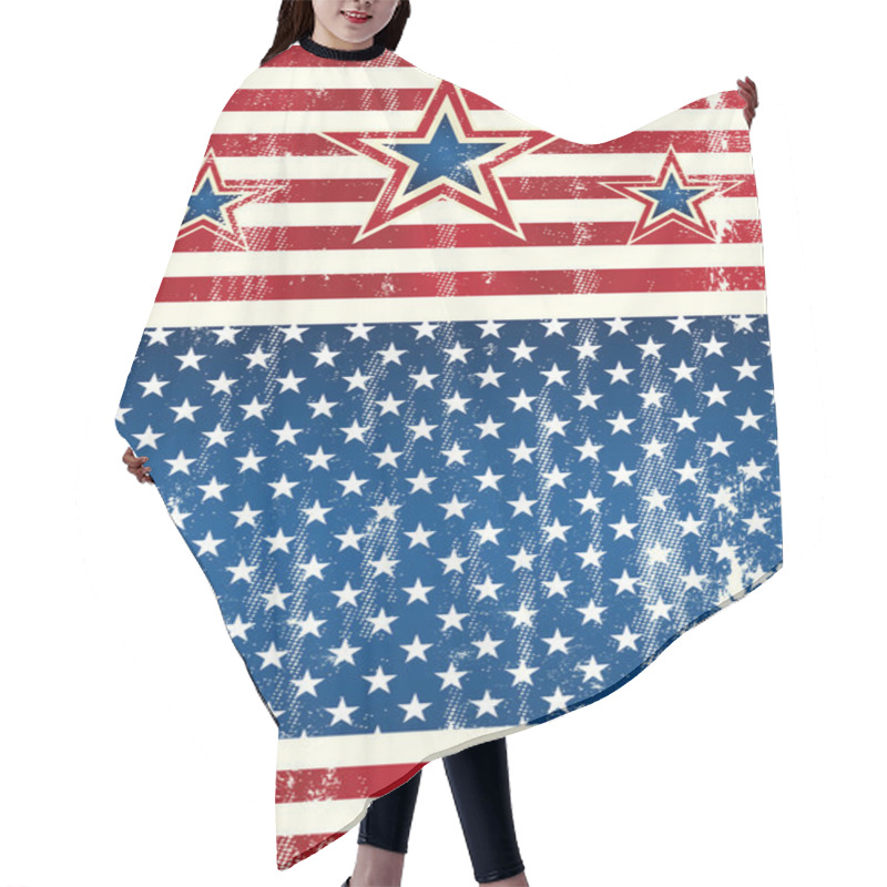 Personality  USA Textured Frame Hair Cutting Cape