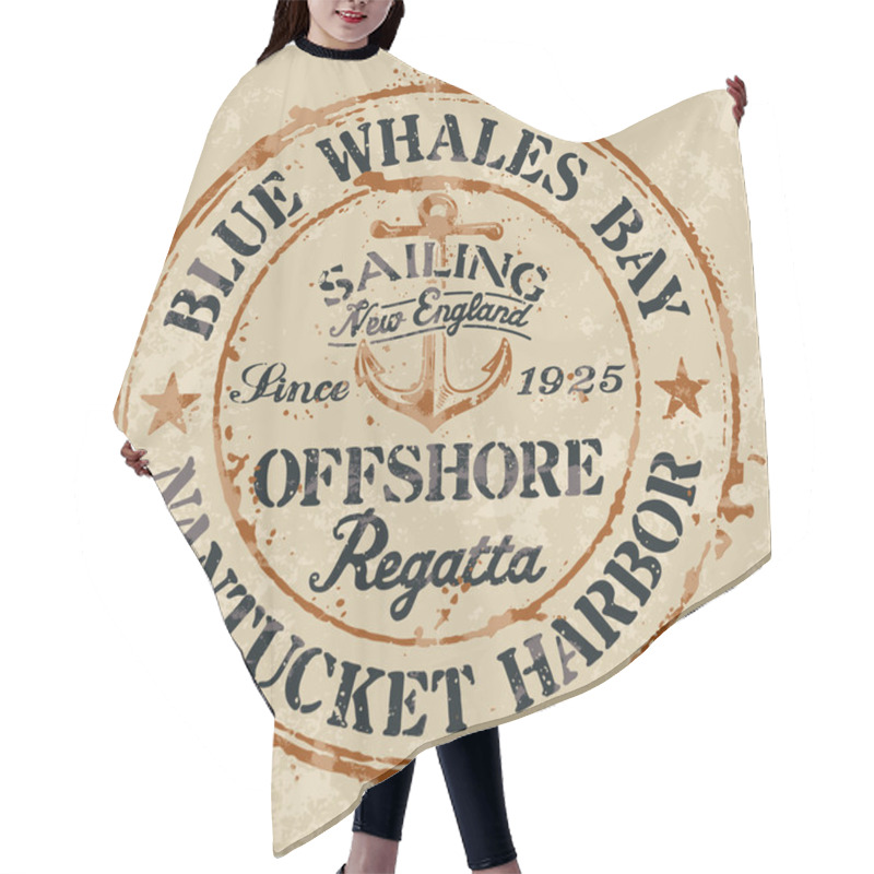 Personality  Sailing Offshore Regatta Hair Cutting Cape