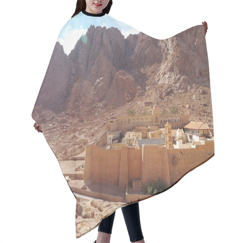 Personality  Saint Catherines Monastery, Officially Sacred Monastery Of God-Trodden Mount Sinai In Egypt Hair Cutting Cape