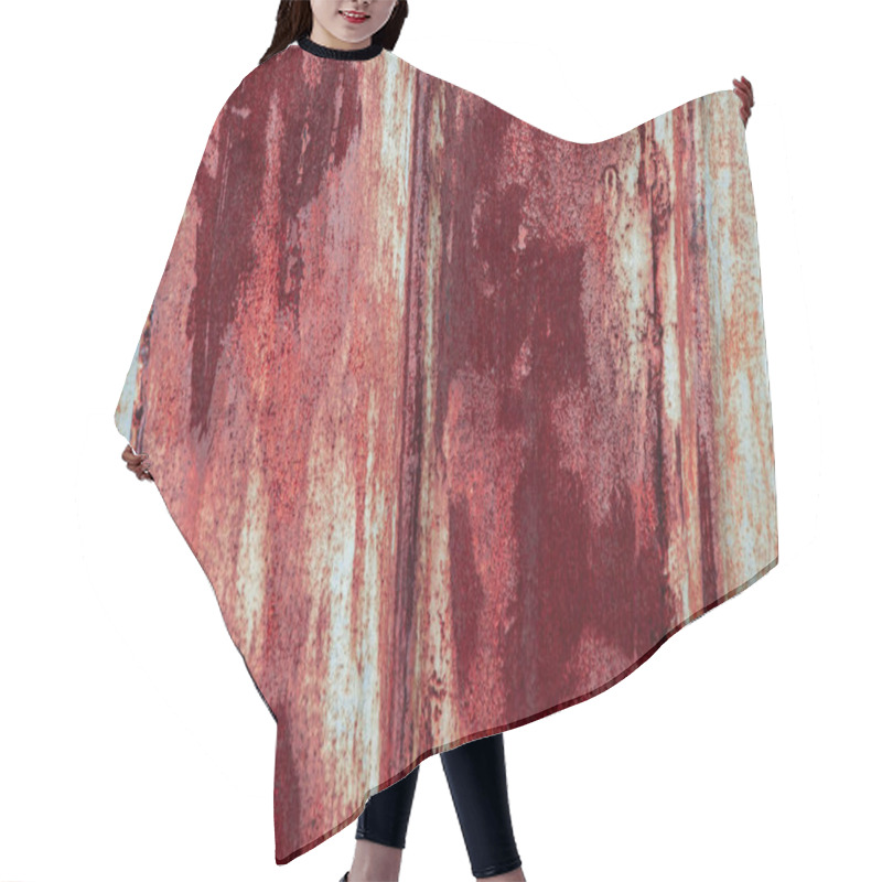 Personality  Metallic Background. Metal Texture. Abstract Pattern. Iron Background Hair Cutting Cape