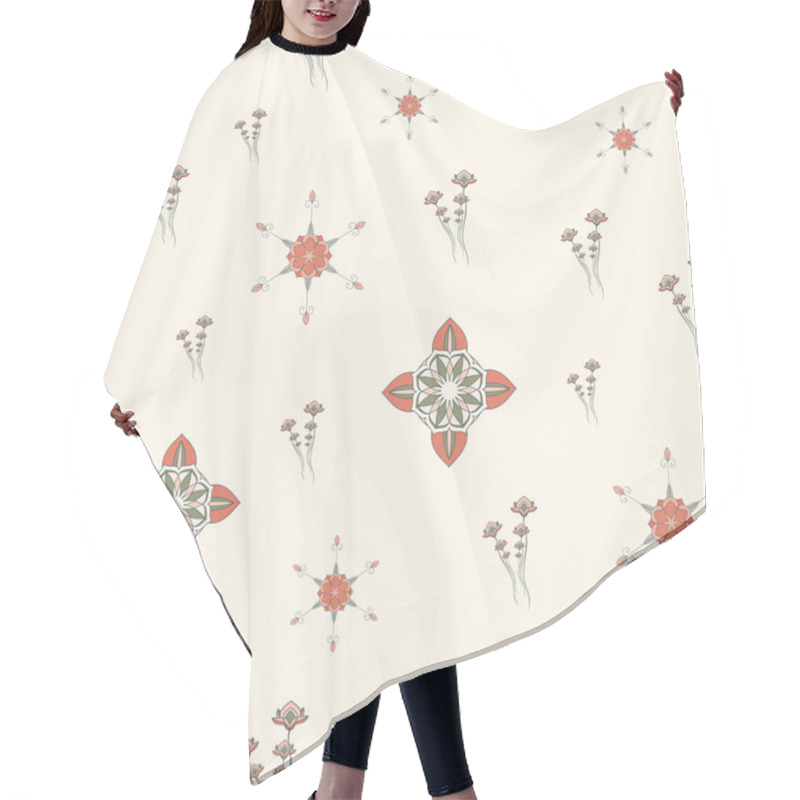 Personality  ORNATE PATTERN WITH FLORAL ELEMENTS Hair Cutting Cape