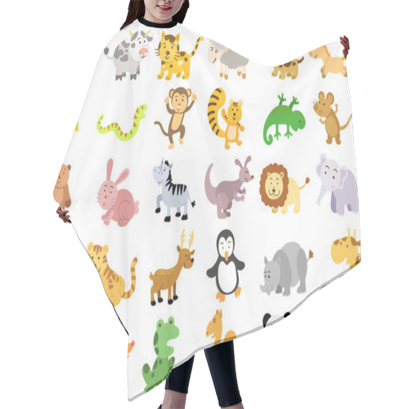 Personality  Extra Large Set Of Animals Hair Cutting Cape