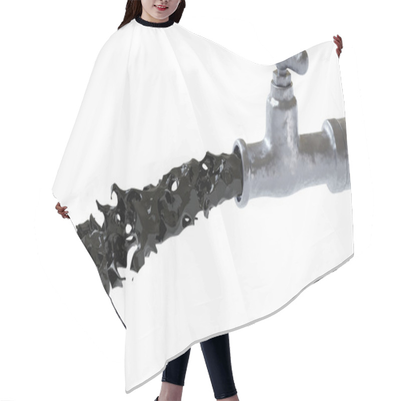 Personality  Oil Tap Hair Cutting Cape