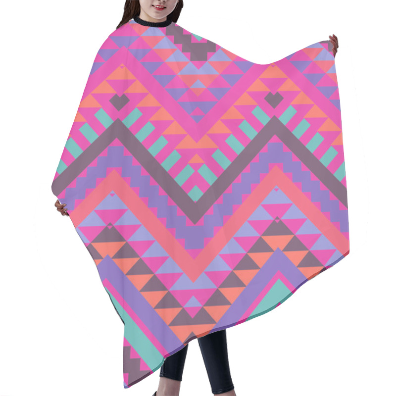 Personality  Ethnic Abstract Pattern Hair Cutting Cape