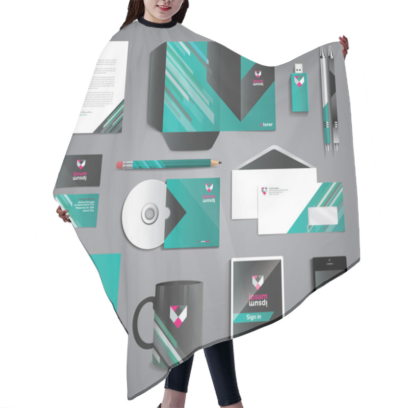 Personality  Identity Design For Your Company Hair Cutting Cape