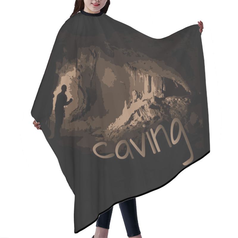 Personality  Caving Hair Cutting Cape