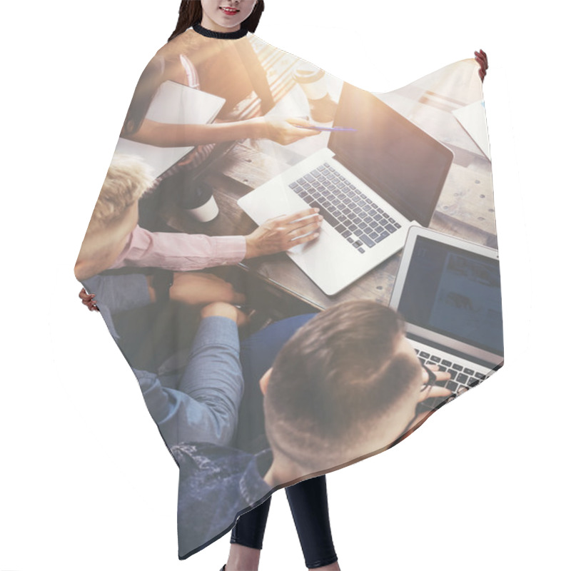 Personality  Coworkers Making Business Decisions Hair Cutting Cape