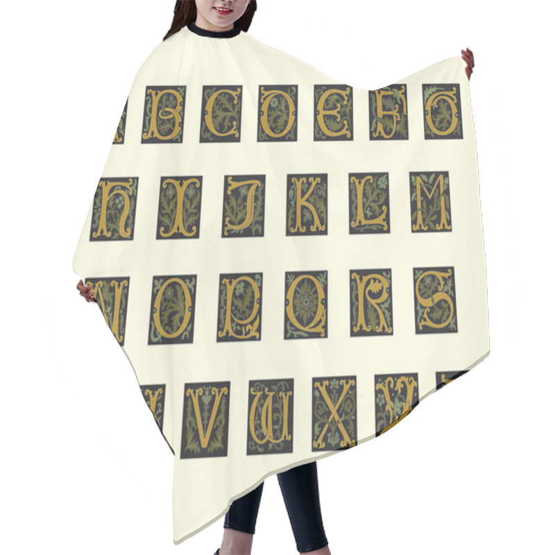 Personality  Alphabet Of Early 16th Century Hair Cutting Cape