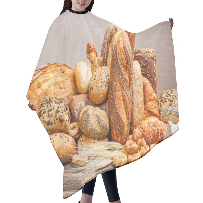 Personality  Variety Of Bread Hair Cutting Cape