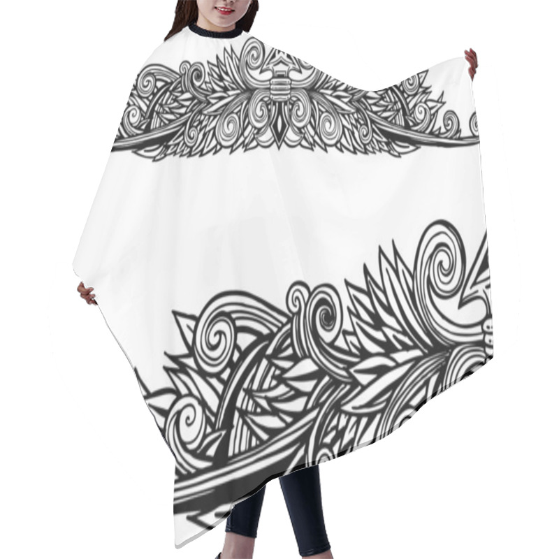 Personality  Cloud Wind Banner Hair Cutting Cape