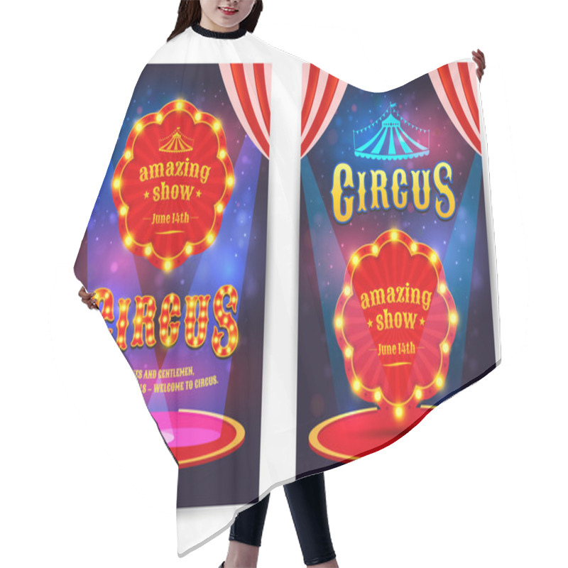 Personality  Poster For The Circus. Hair Cutting Cape