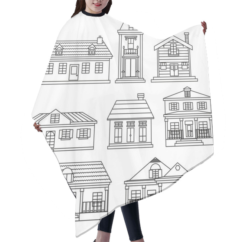 Personality  House Collection Hair Cutting Cape