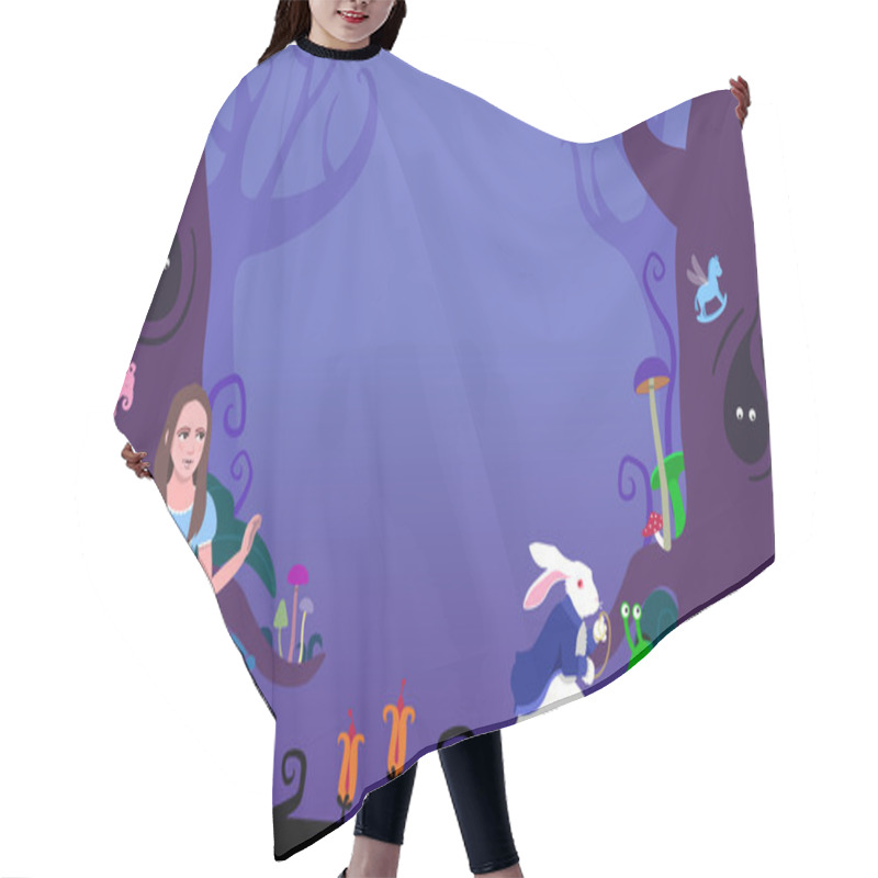 Personality  Wonder Forest ( Alice In Wonderland) Hair Cutting Cape