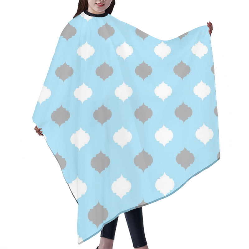 Personality  Quatrefoil Geometric Seamless Pattern Hair Cutting Cape