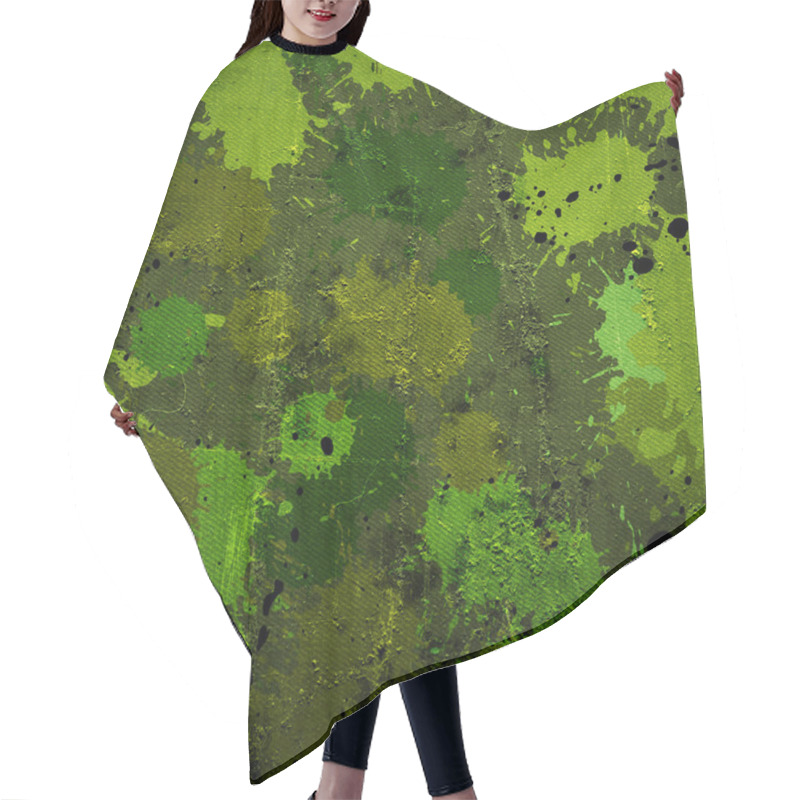 Personality  Camouflage Background Hair Cutting Cape