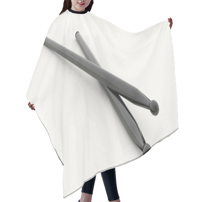 Personality  Drumsticks On Drums Hair Cutting Cape