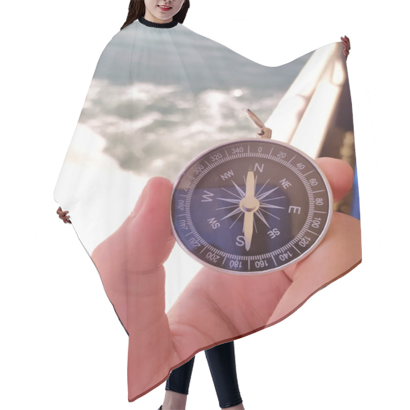 Personality  Compass Helps Find Your Route Hair Cutting Cape