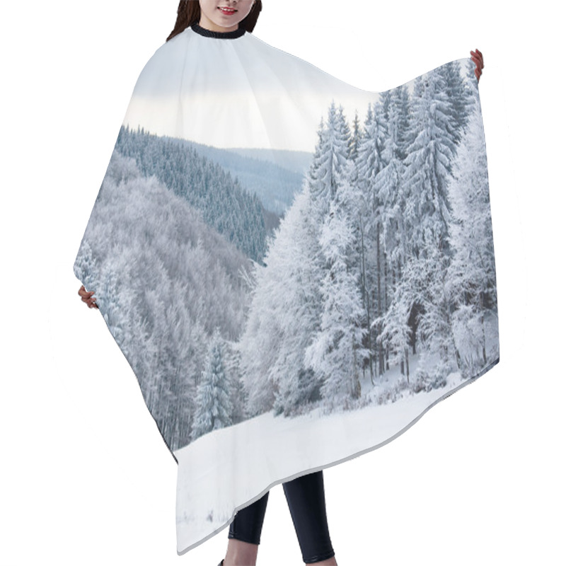 Personality  Winter Forest Hair Cutting Cape