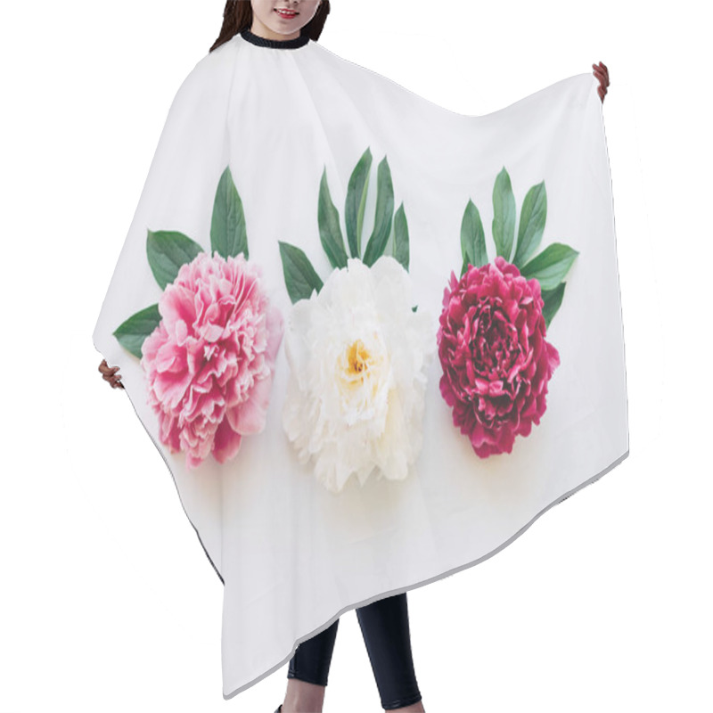 Personality  Three Peonies Hair Cutting Cape