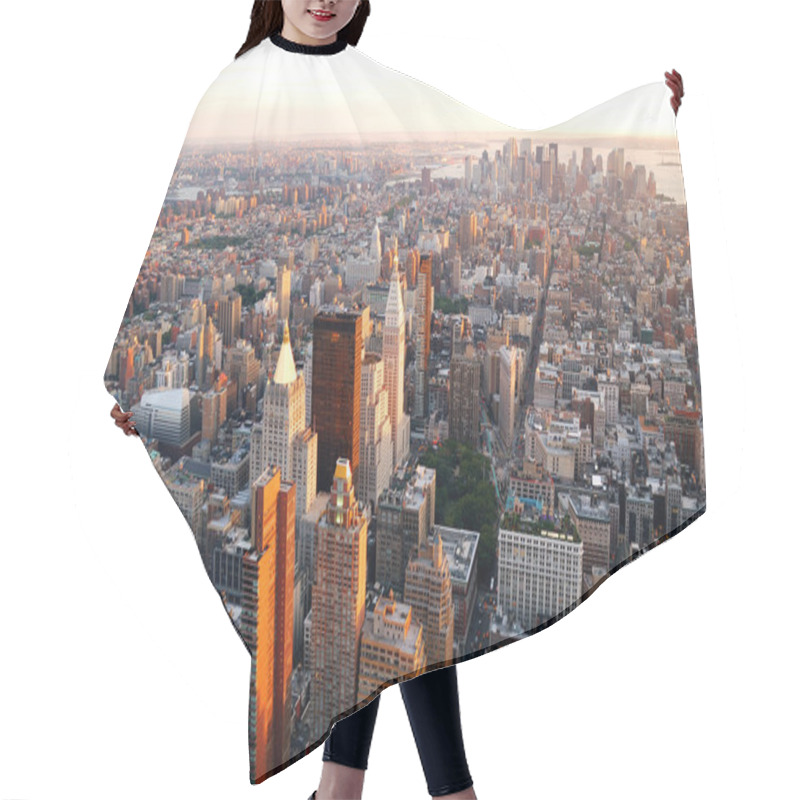 Personality  New York City Sunset Hair Cutting Cape