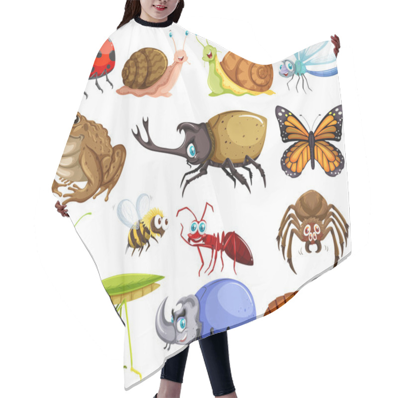 Personality  Different Kinds Of Bugs Hair Cutting Cape