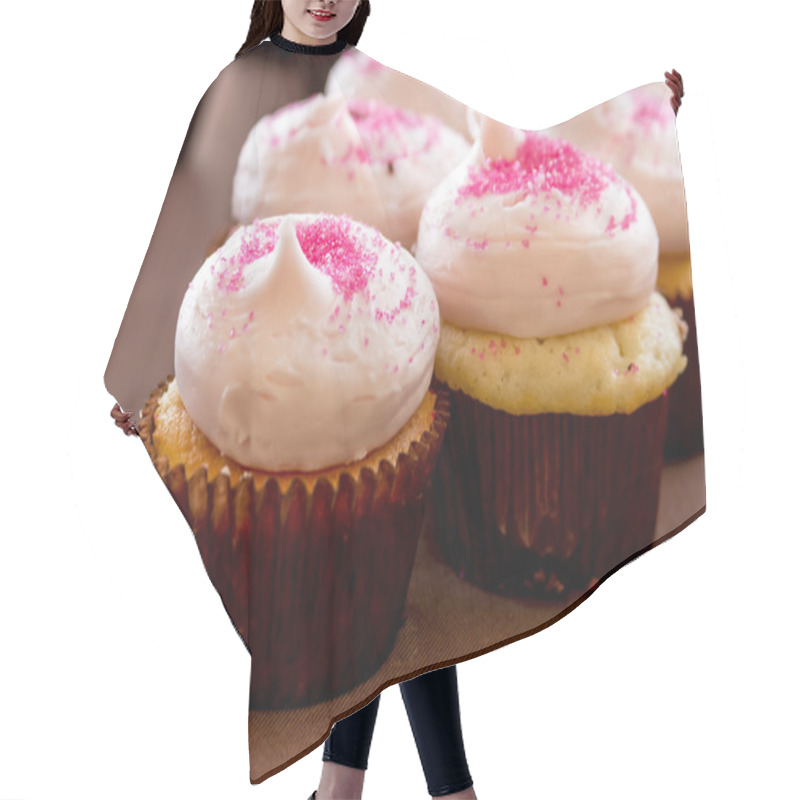 Personality  Assorted Cupcakes On Display Hair Cutting Cape