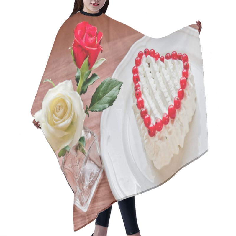 Personality  A Sweet Valentine Hair Cutting Cape