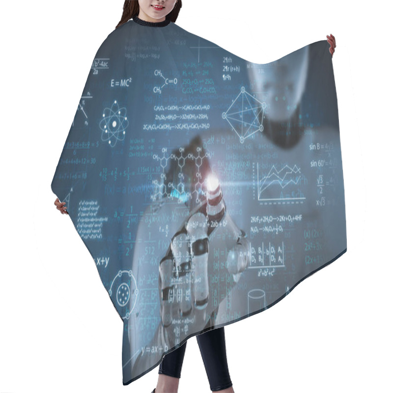 Personality  Machine Learning Concept Hair Cutting Cape