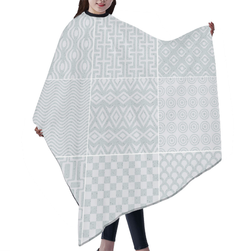 Personality  Seamless Geometric Abstract Pastel Pattern Hair Cutting Cape