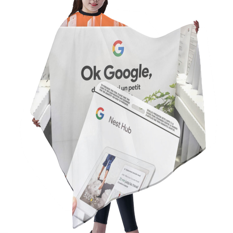 Personality  Google Nest Hub Hair Cutting Cape