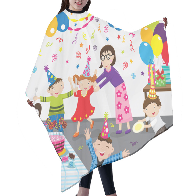 Personality  Happy Birthday Party Hair Cutting Cape