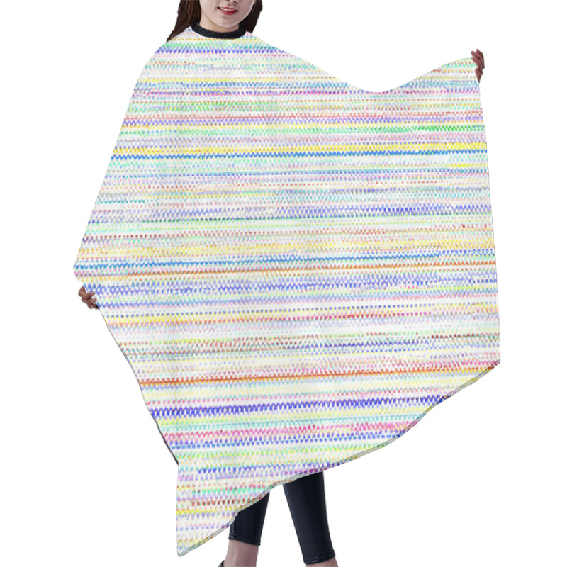 Personality  High-definition Geometry Texture Repeat Pattern On A Creative Texture Surface Hair Cutting Cape