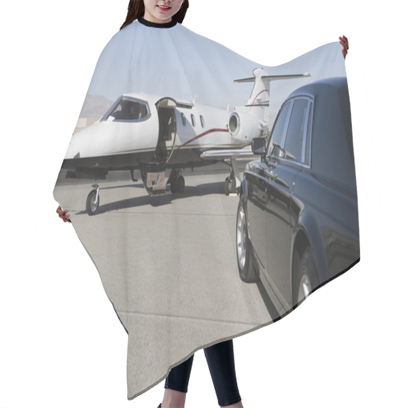 Personality  Luxurious Car And Airplane Hair Cutting Cape