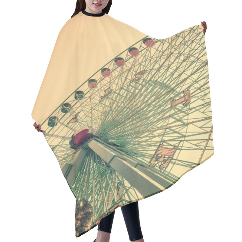 Personality  Texas Star Ferris Wheel Hair Cutting Cape