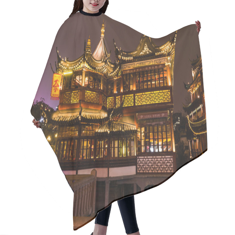 Personality  Chinese Traditional Yuyuan Garden In Shanghai Hair Cutting Cape