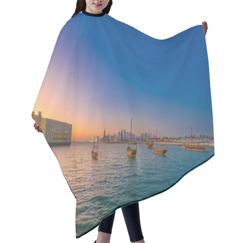 Personality  Doha Bay Seafront Hair Cutting Cape