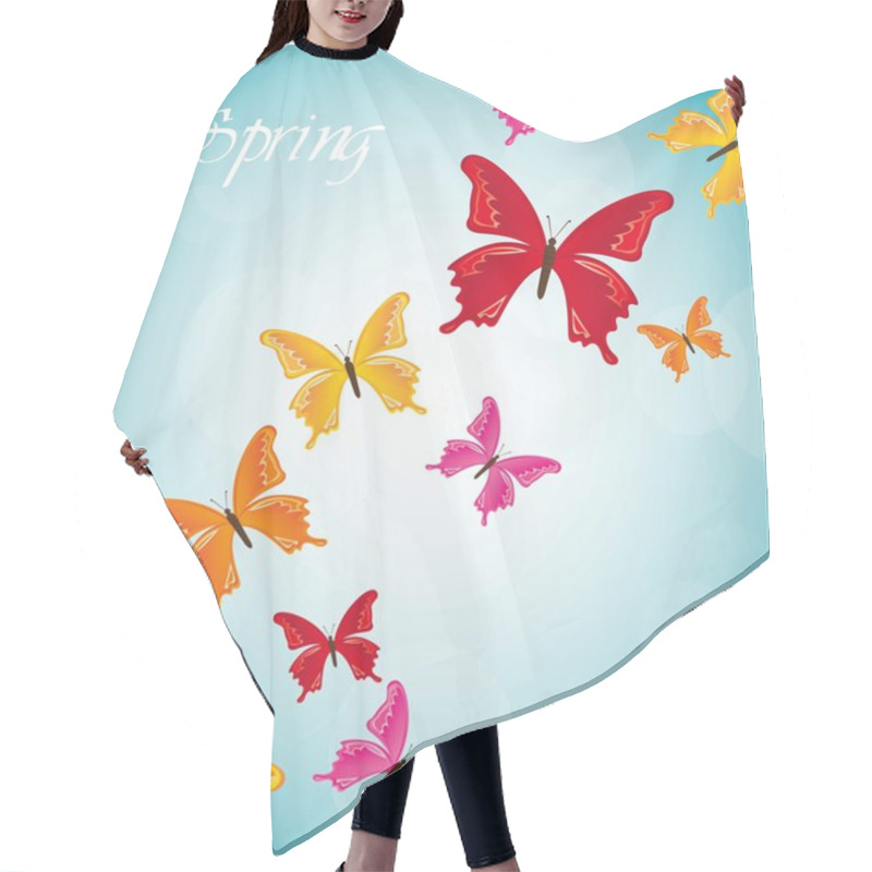 Personality  Butterflies Hair Cutting Cape