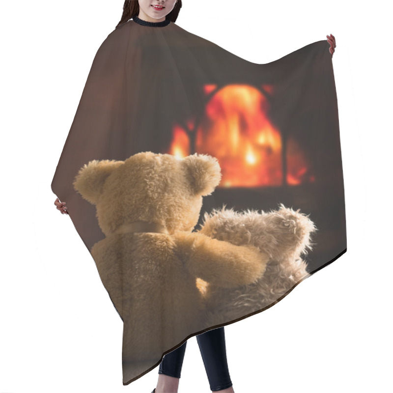 Personality  Teddies By The Fire Hair Cutting Cape