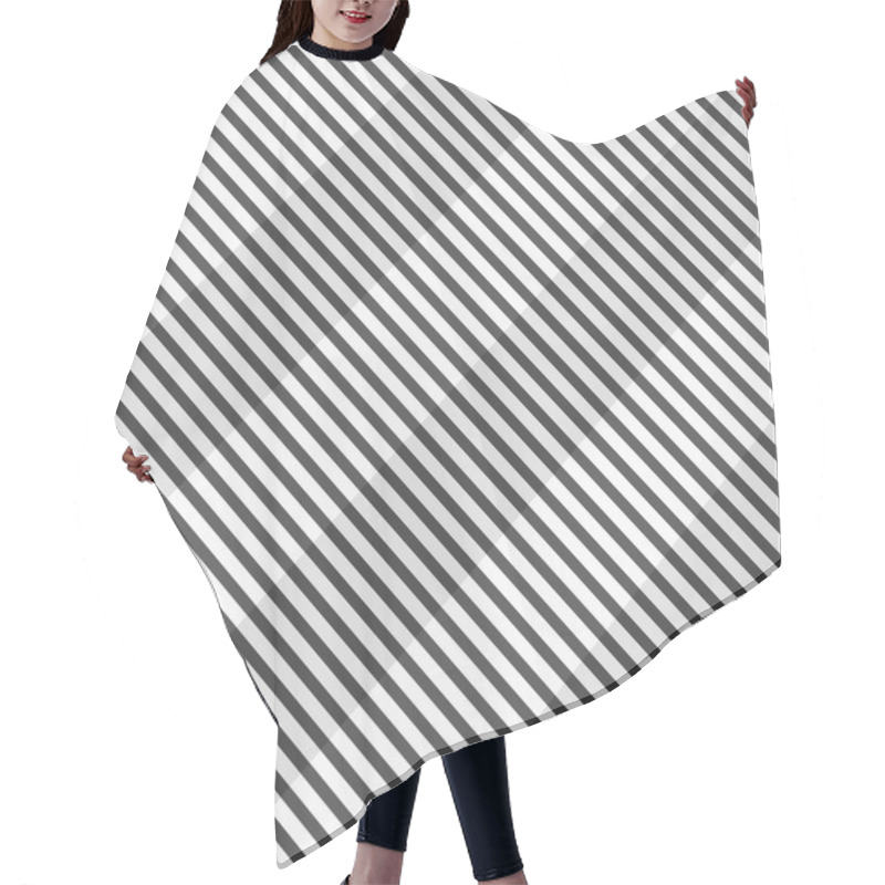 Personality  Modern Striped  Seamless Pattern Hair Cutting Cape