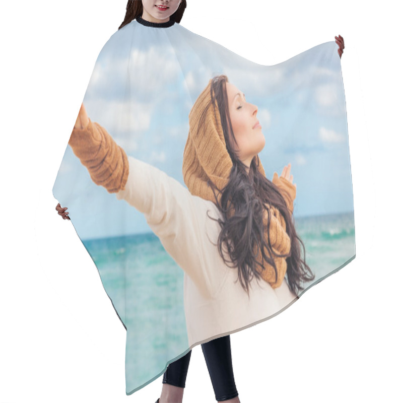 Personality  Carefree Female Hair Cutting Cape