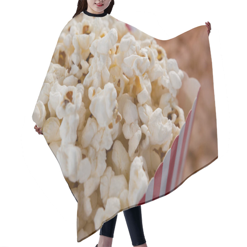 Personality  Popcorn With 4th July Theme Hair Cutting Cape